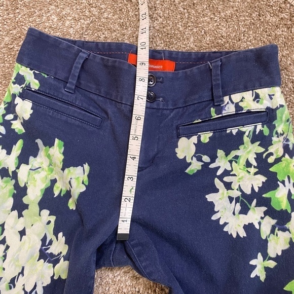 Anthro cartonnier floral high rise capri pants - Picture 6 of 8